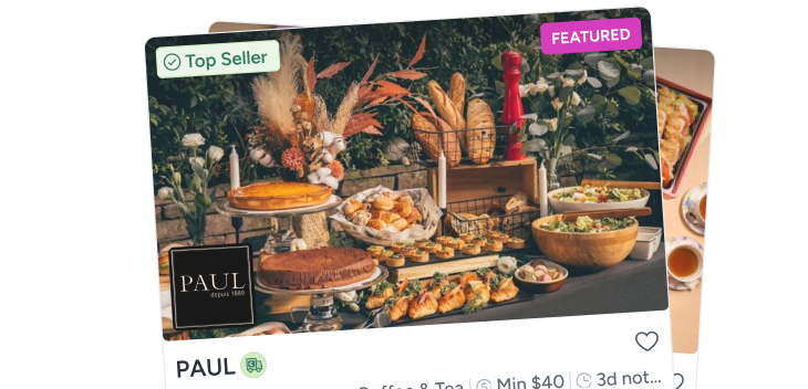 Browse Caterers