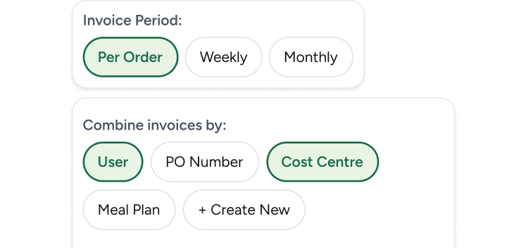 Custom Invoice Settings